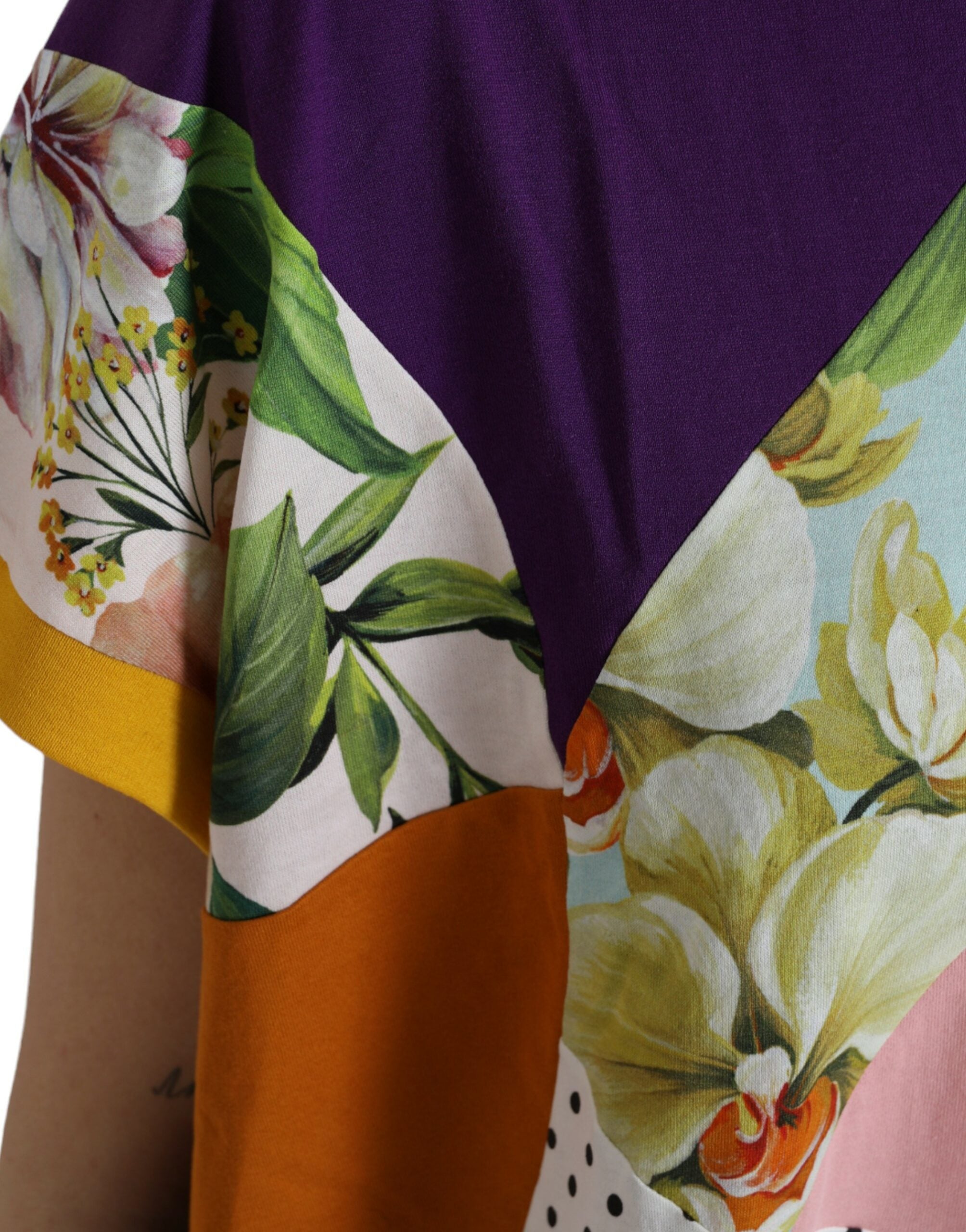 Dolce & Gabbana Multicolor Patchwork Cotton Silk Blouse Top -   -  Dolce & Gabbana.