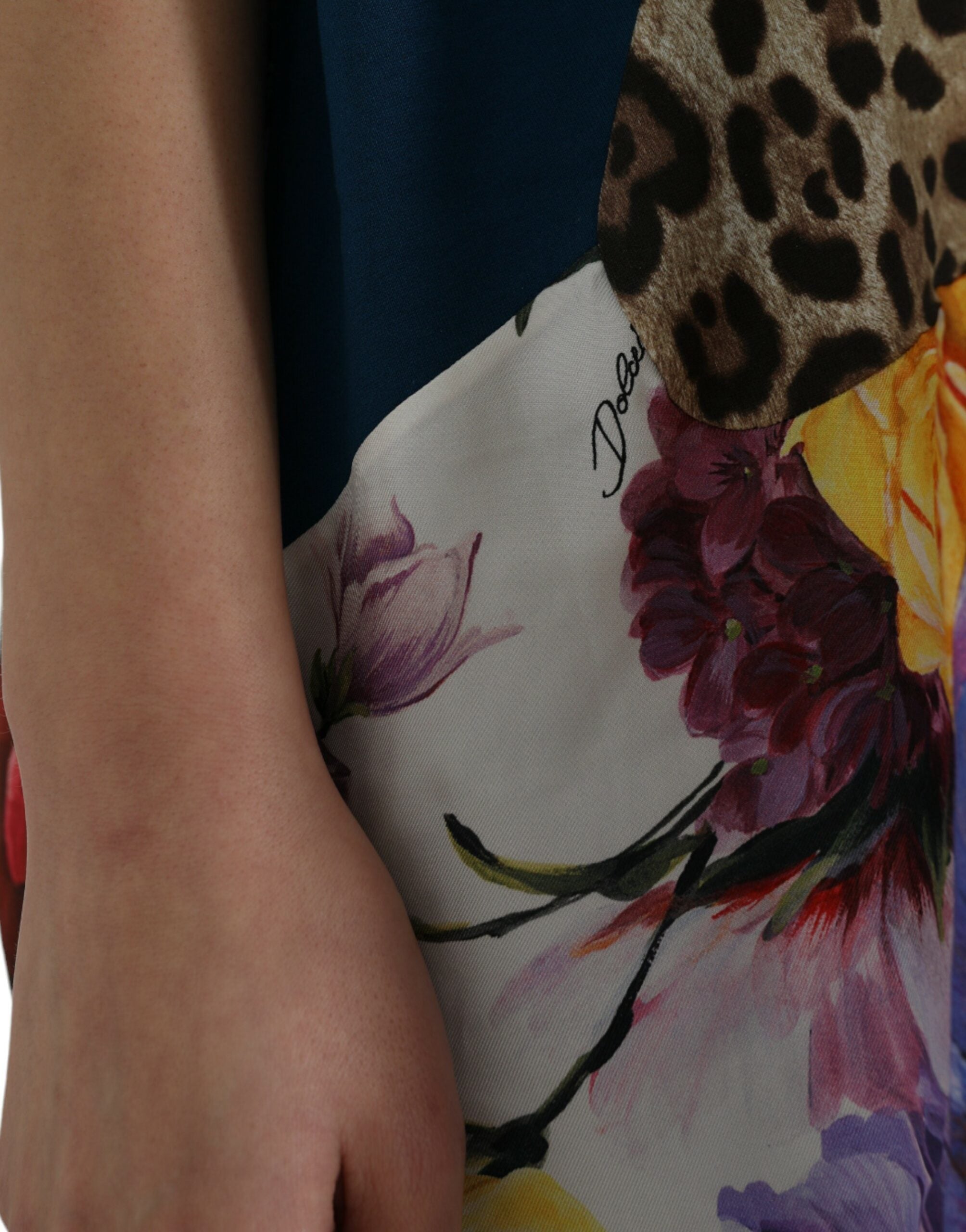 Dolce & Gabbana Multicolor Patchwork Cotton Silk Blouse Top -   -  Dolce & Gabbana.