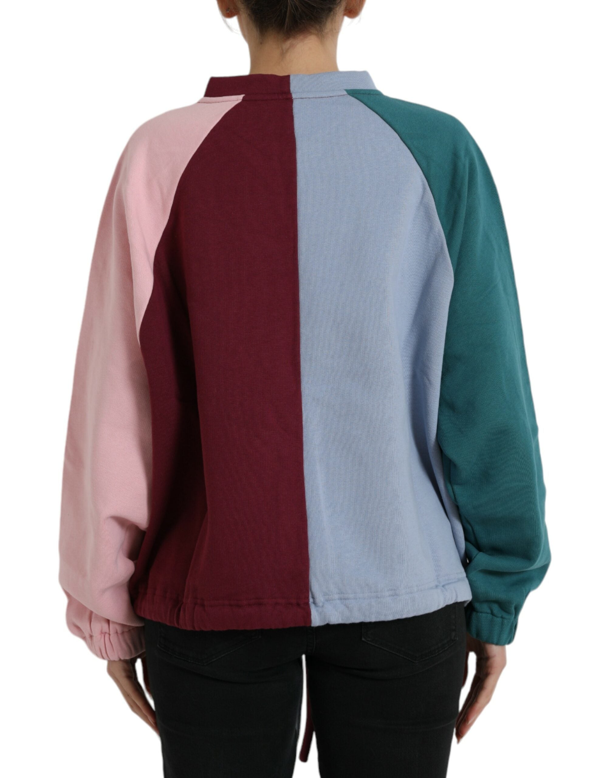 Dolce & Gabbana Multicolor Cotton Crewneck Pullover Sweater -   -  Dolce & Gabbana.