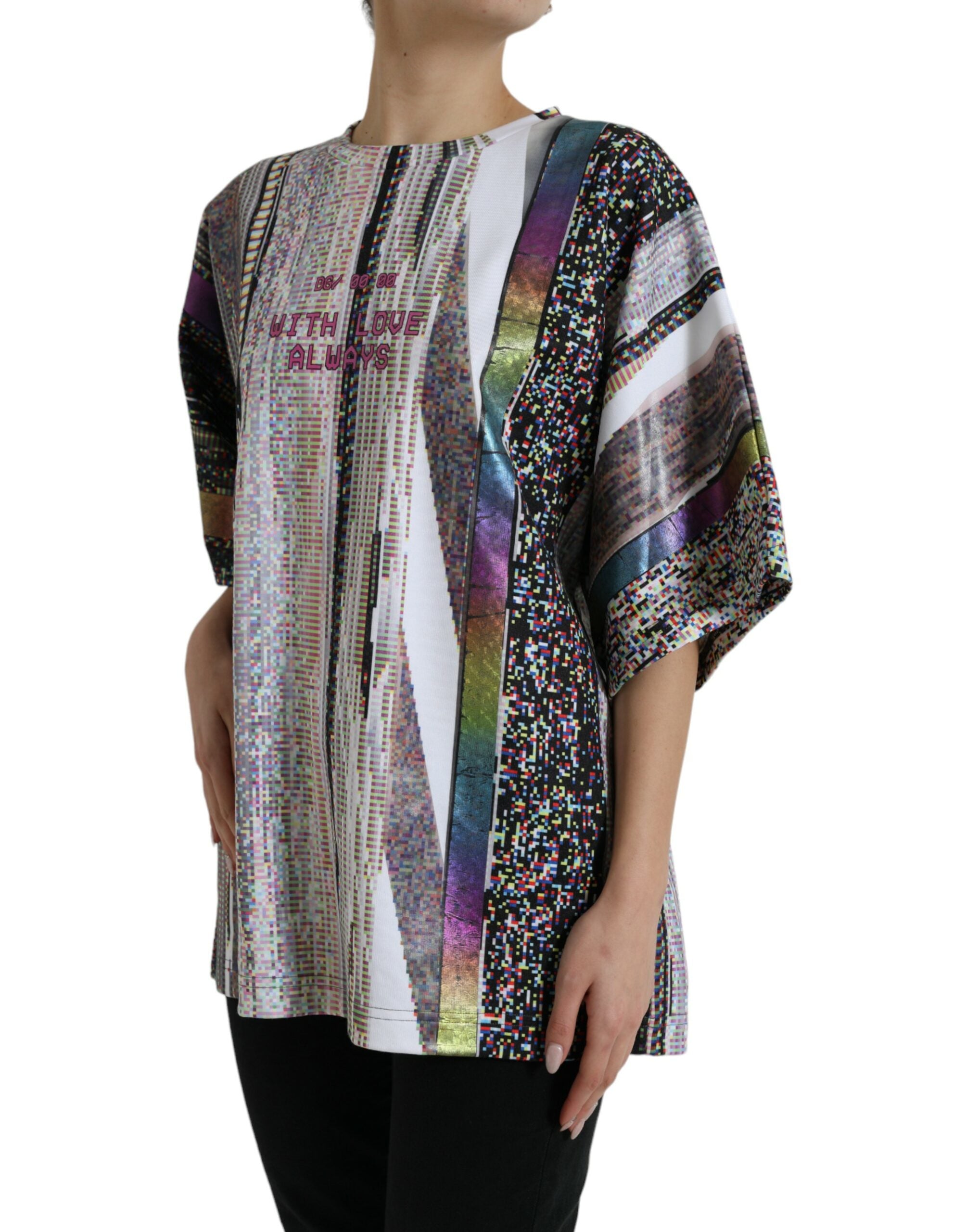 Dolce & Gabbana Multicolor With Love Always Print T-shirt -   -  Dolce & Gabbana.