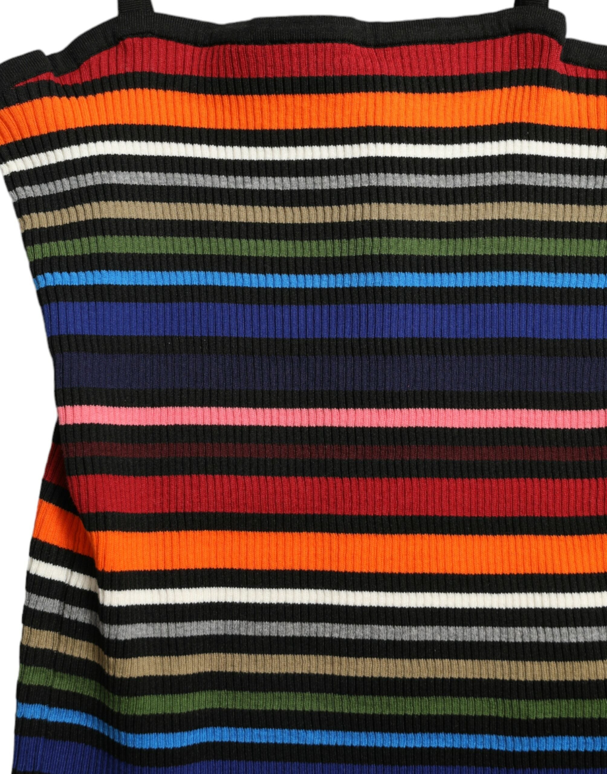 Dolce & Gabbana Multicolor Stripes Spaghetti Strap Tank Top -   -  Dolce & Gabbana.