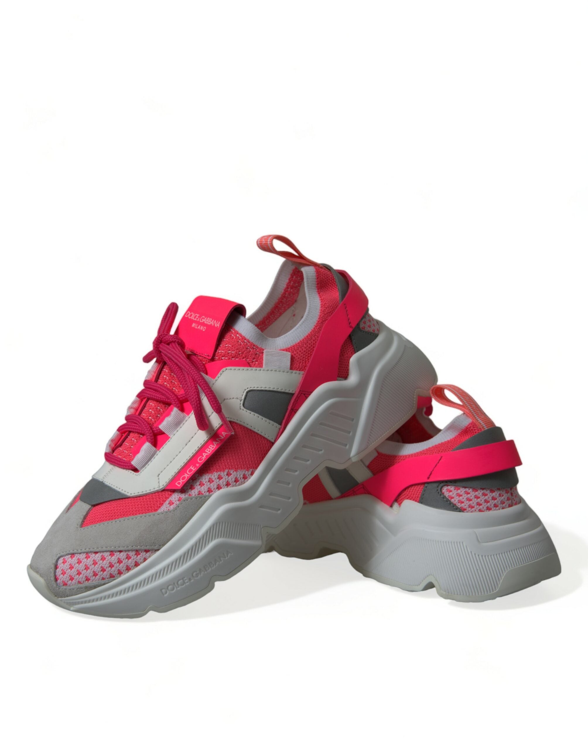 Dolce & Gabbana Multicolor Leather Daymaster Low Top Sneakers Shoes -   -  Dolce & Gabbana.