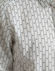 Dolce & Gabbana White Patterned Men GOLD Formal Dress Shirt -   -  Dolce & Gabbana.