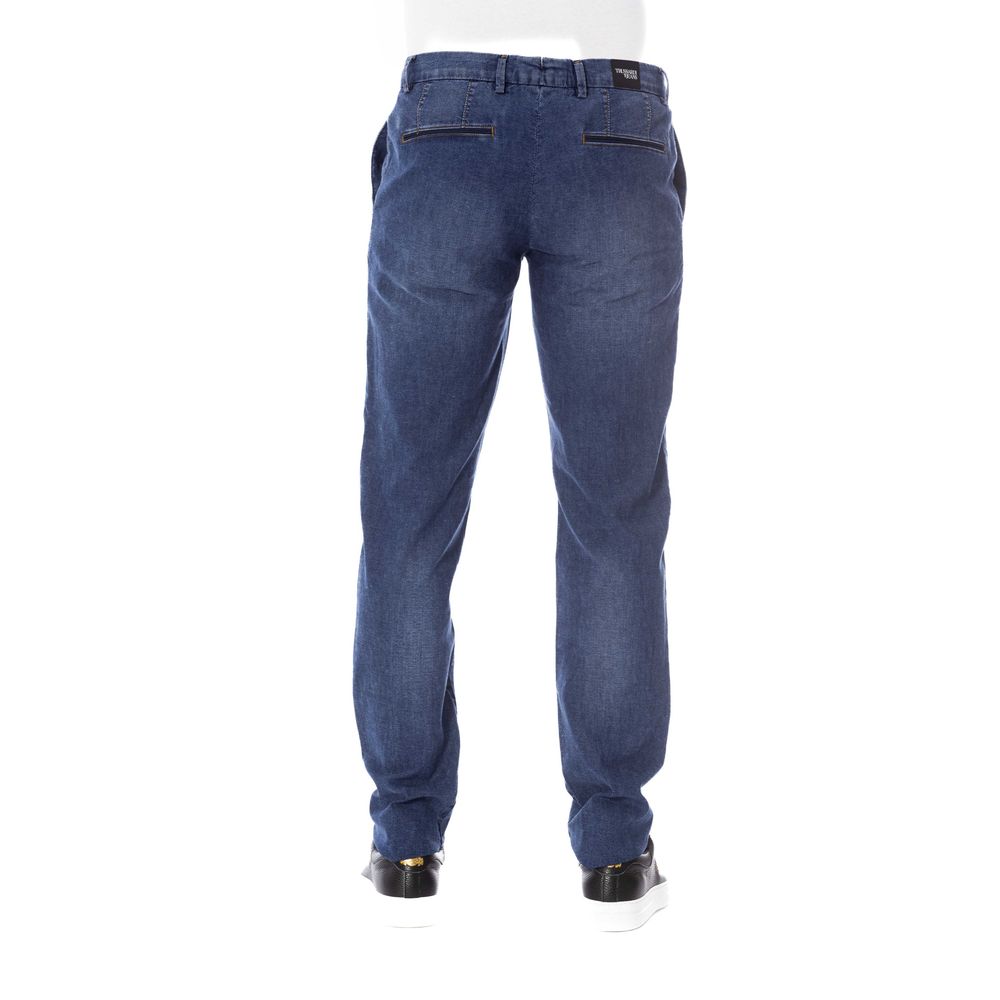 Trussardi Jeans Blue Cotton Men Jeans -   -  Trussardi Jeans.