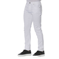 Trussardi Jeans White Cotton Men Jeans -   -  Trussardi Jeans.