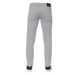 Trussardi Jeans Gray Cotton Men Jeans -   -  Trussardi Jeans.