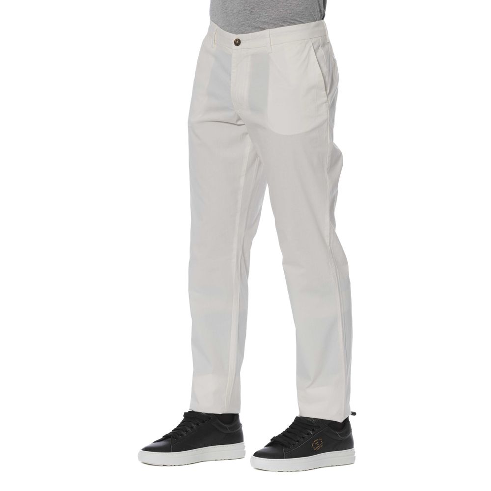Trussardi Jeans White Cotton Men Jeans -   -  Trussardi Jeans.