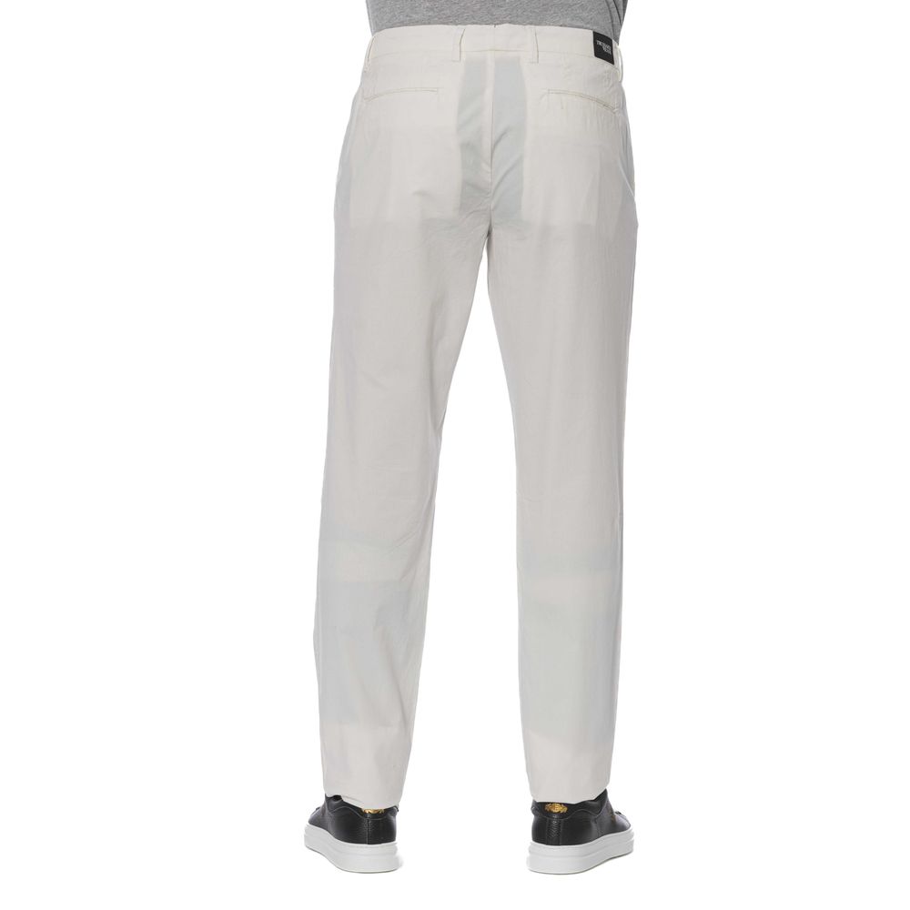 Trussardi Jeans White Cotton Men Jeans -   -  Trussardi Jeans.