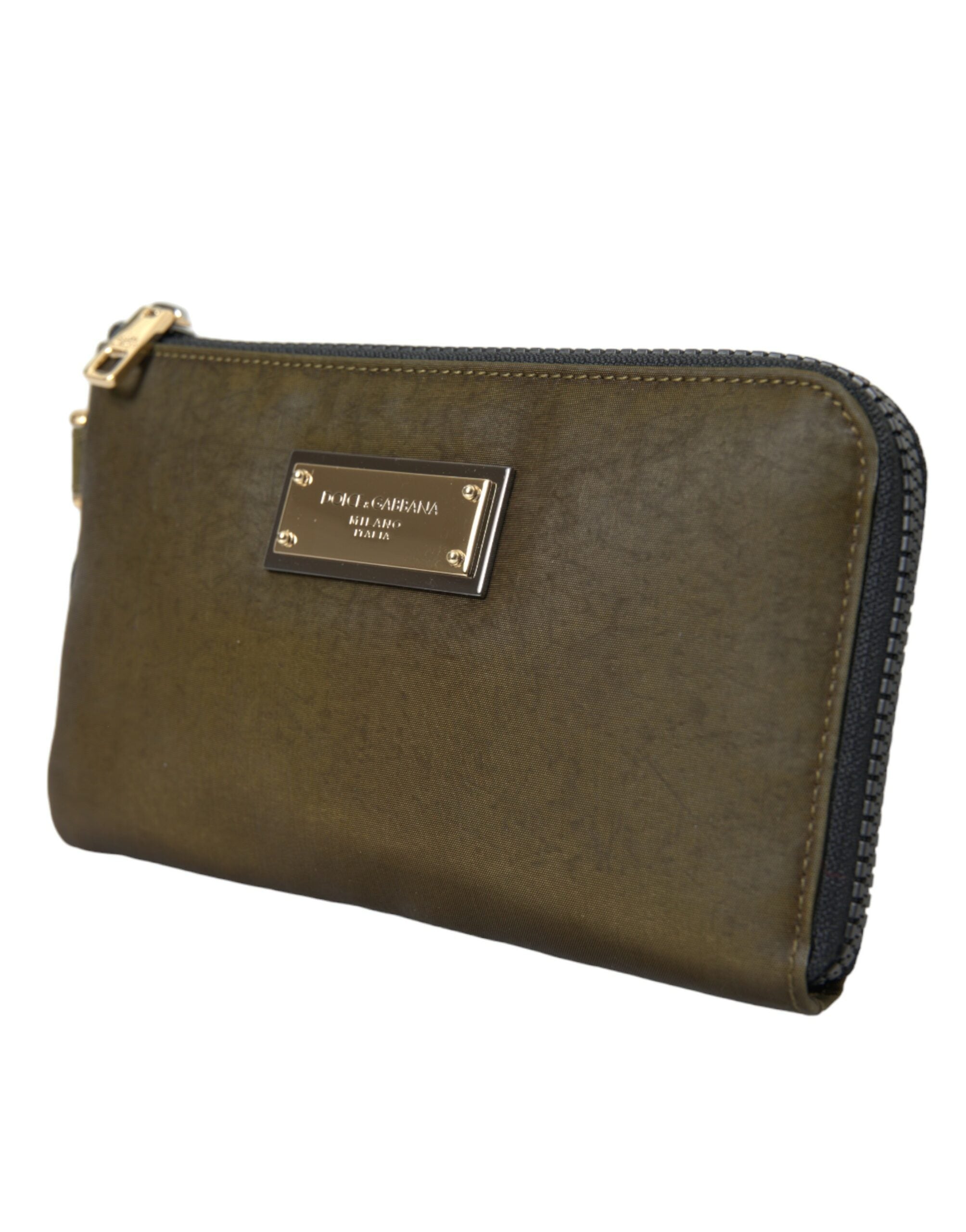 Dolce & Gabbana Dark Green Nylon Logo Multifunctional Kit 2 Pcs Set Bags -   -  Dolce & Gabbana.