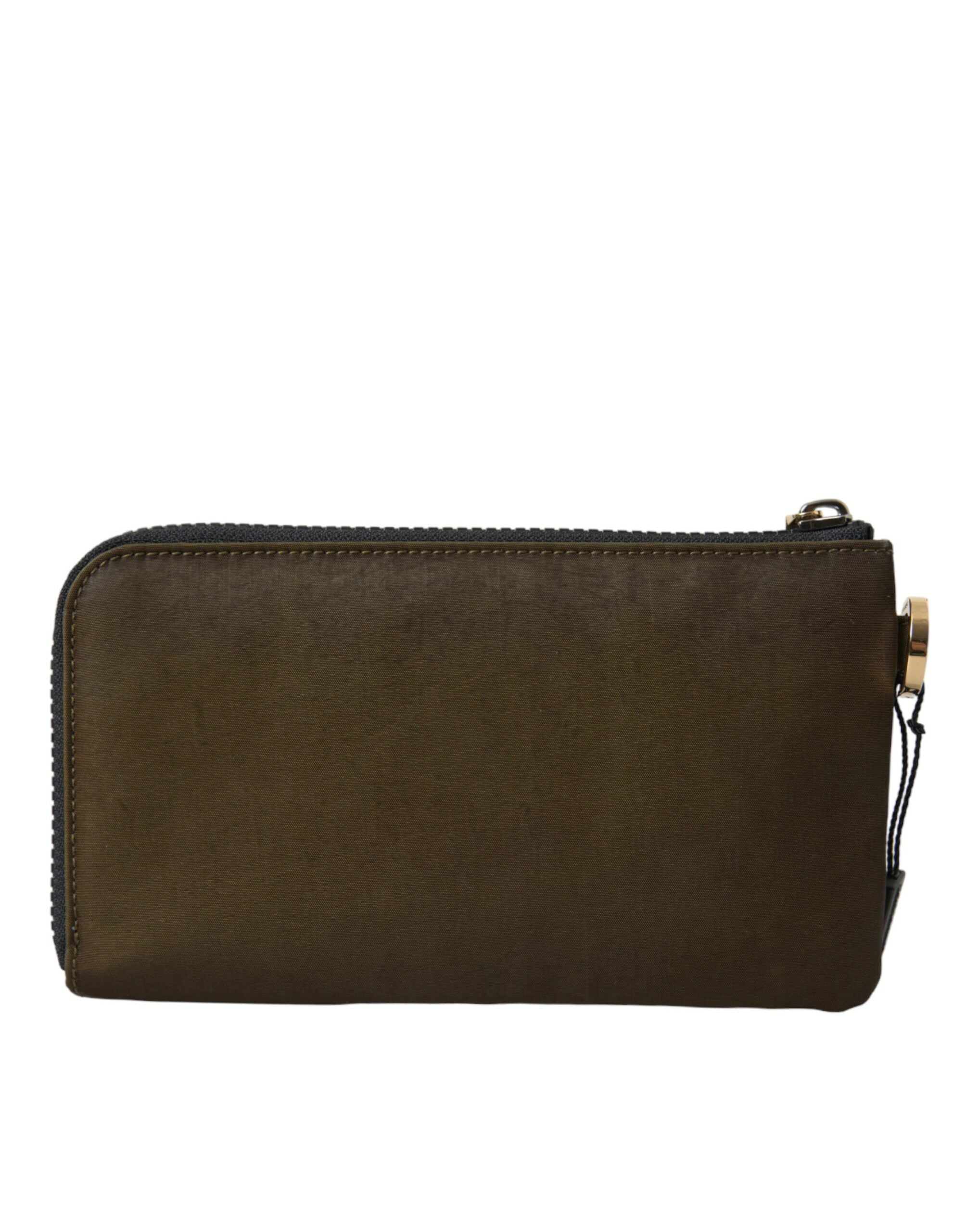 Dolce & Gabbana Dark Green Nylon Logo Multifunctional Kit 2 Pcs Set Bags -   -  Dolce & Gabbana.