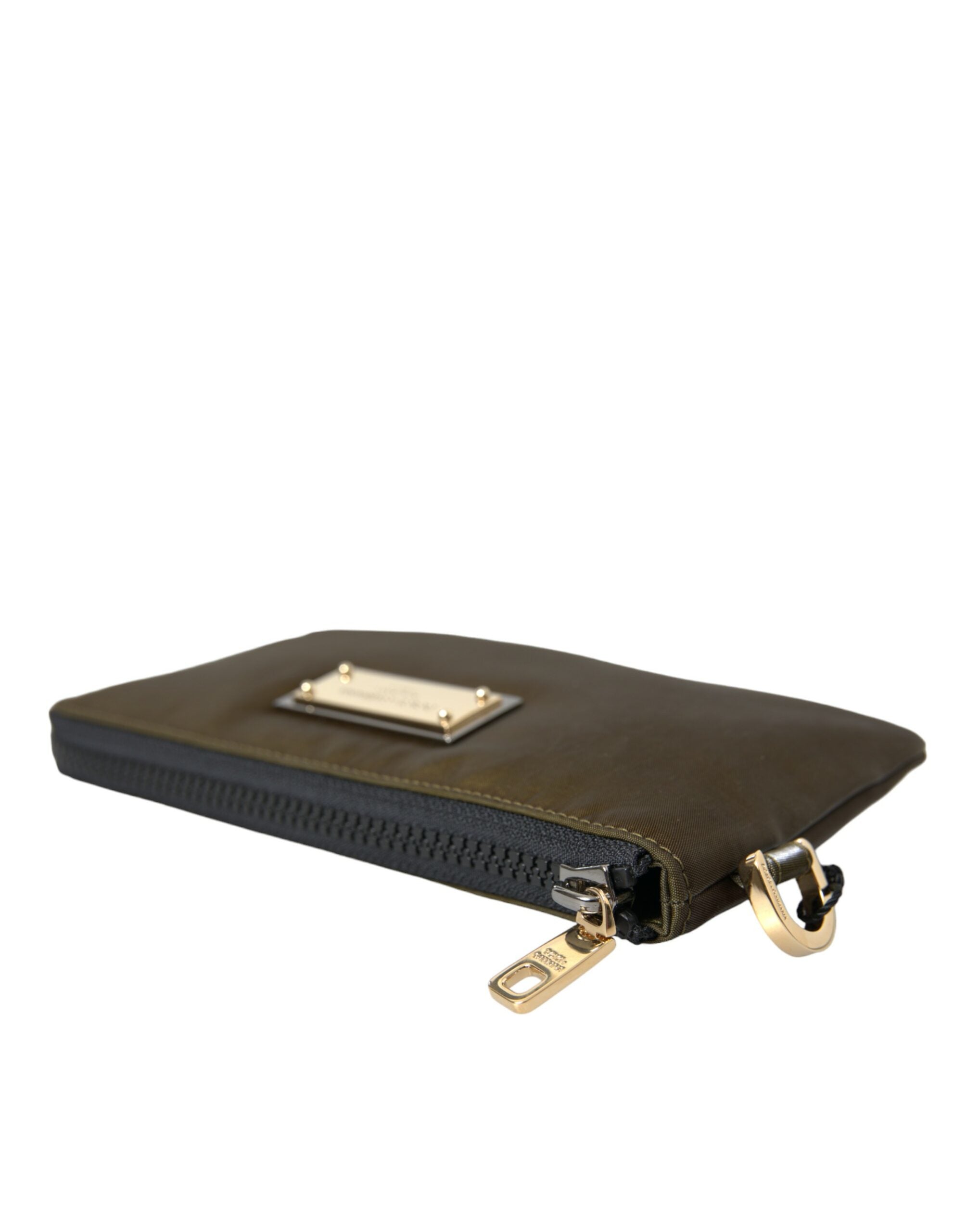 Dolce & Gabbana Dark Green Nylon Logo Multifunctional Kit 2 Pcs Set Bags -   -  Dolce & Gabbana.