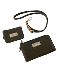 Dolce & Gabbana Dark Green Nylon Logo Multifunctional Kit 2 Pcs Set Bags -   -  Dolce & Gabbana.