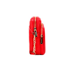 Michael Kors Jet Set Bright Red Pebbled Leather North South Chain Crossbody Bag -  Luxury Cross Body Bag for Women -  Michael Kors.