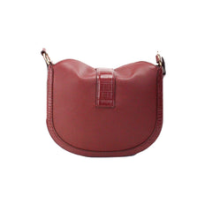 Michael Kors Gabby Small Dark Cherry Leather Foldover Hobo Crossbody Bag -  Luxury Cross Body Bag for Women -  Michael Kors.