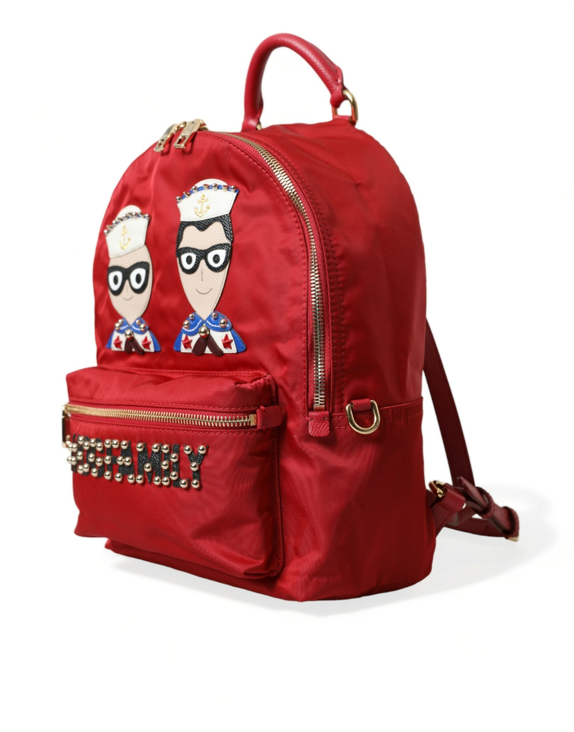 Dolce & Gabbana Red #DGFAMILY Embellished Backpack VULCANO Bag -  Luxury Handbags for Women -  Dolce & Gabbana.