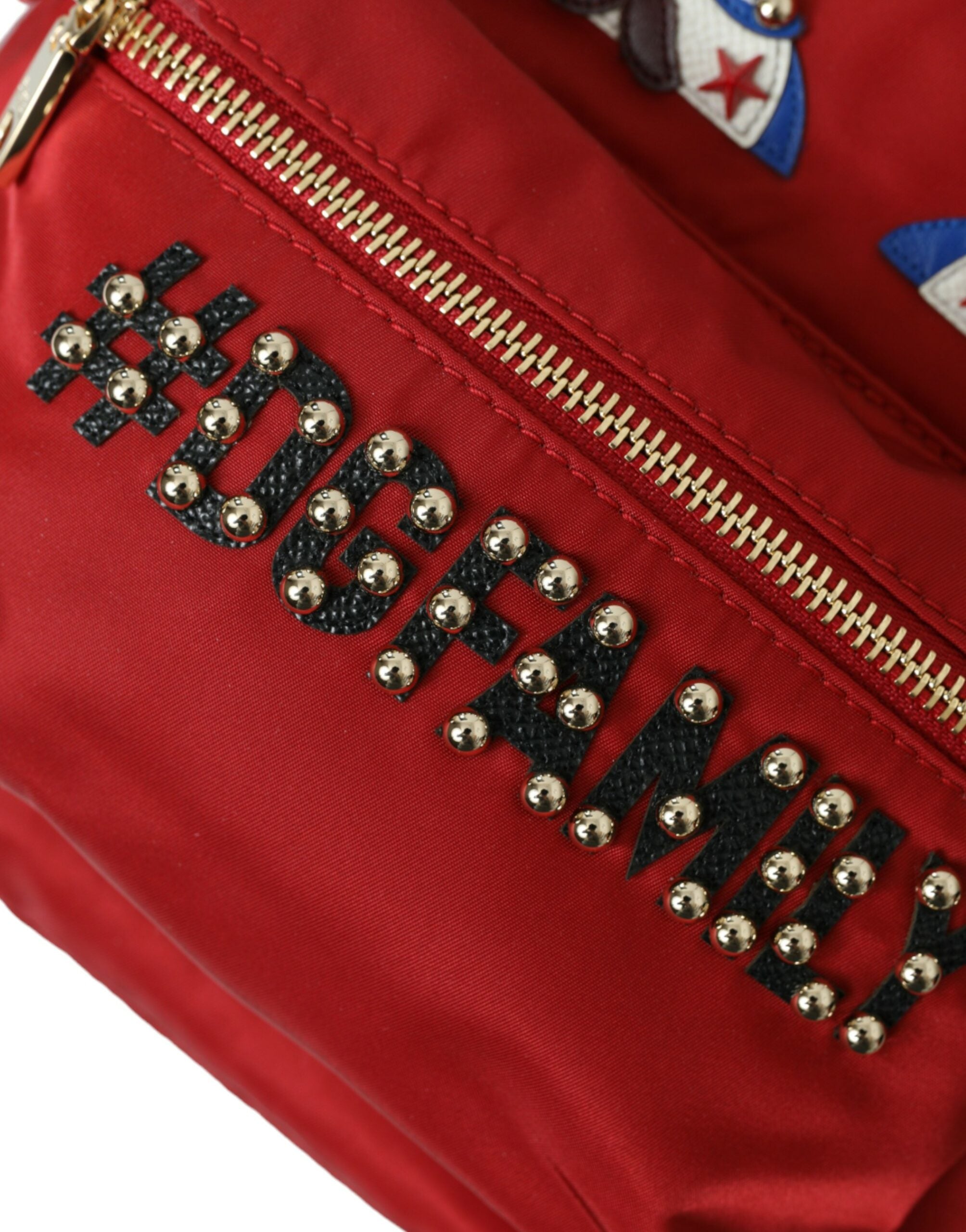 Dolce & Gabbana Red #DGFAMILY Embellished Backpack VULCANO Bag -  Luxury Handbags for Women -  Dolce & Gabbana.