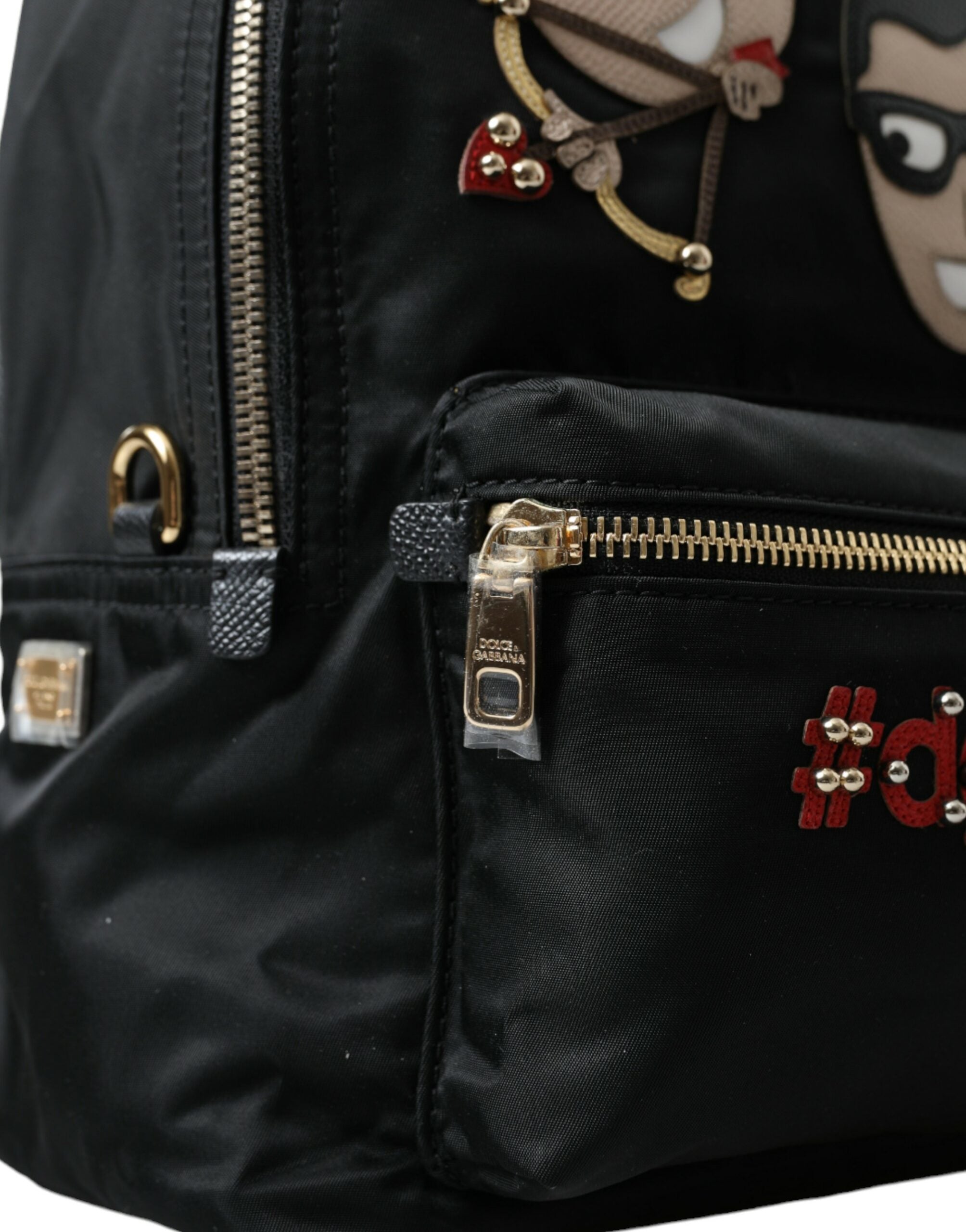 Dolce & Gabbana Black #DGFAMILY Embellished Backpack VULCANO Bag -  Luxury Handbags for Women -  Dolce & Gabbana.