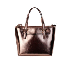 Michael Kors Jet Set Primrose Metallic XS Carryall Top Zip Tote Bag Purse -  Luxury Shopper Bag for Women -  Michael Kors.