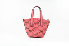 Michael Kors Kimber Small Tea Rose Leather 2-in-1 Zip Tote Messenger Bag Purse -   -  Michael Kors.