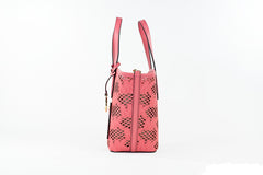 Michael Kors Kimber Small Tea Rose Leather 2-in-1 Zip Tote Messenger Bag Purse -   -  Michael Kors.