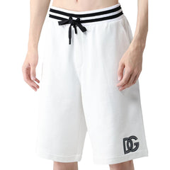 Dolce & Gabbana White Cotton Men Bermuda Short -   -  Dolce & Gabbana.