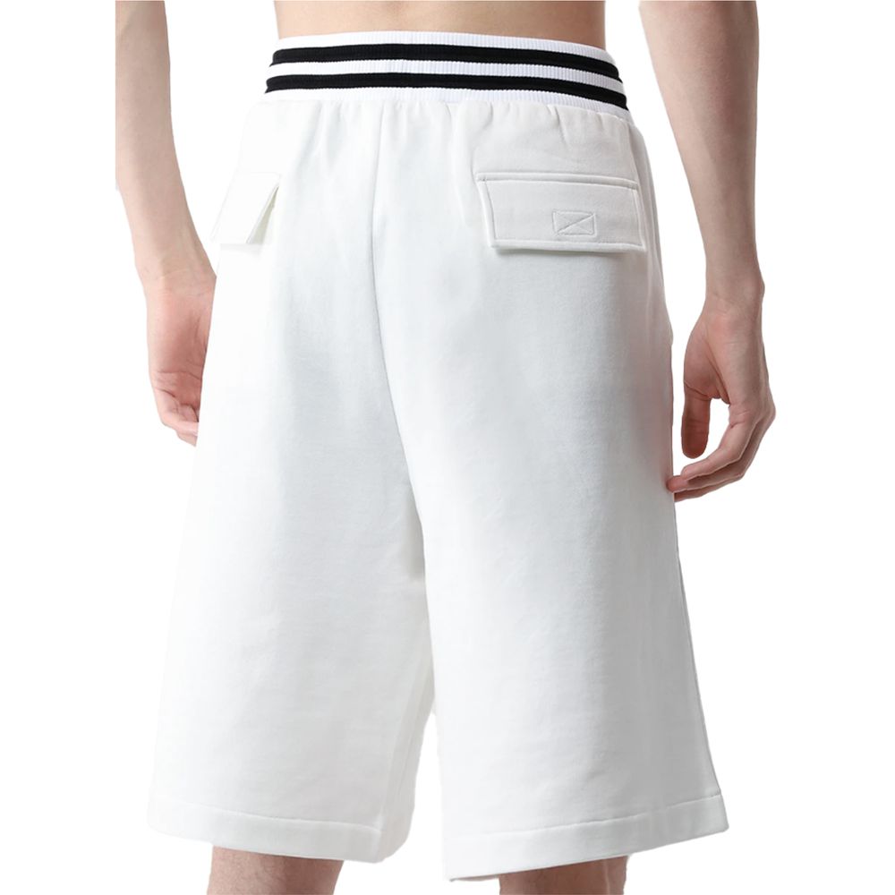 Dolce & Gabbana White Cotton Men Bermuda Short -   -  Dolce & Gabbana.