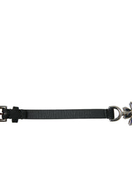Dolce & Gabbana Black Daisy Crystal Dauphine Waist Belt -   -  Dolce & Gabbana.