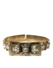 Dolce & Gabbana Gold Tone Brass Crystal Embellished Belt -   -  Dolce & Gabbana.