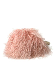 Dolce & Gabbana Pink Shearling Fur Winter Warmer Headband Ear Muffs -   -  Dolce & Gabbana.