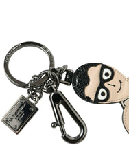 Dolce & Gabbana Leather Dominico Stefano #DGFAMILY Logo Badge Keychain -  Men´s Keychains -  Dolce & Gabbana.