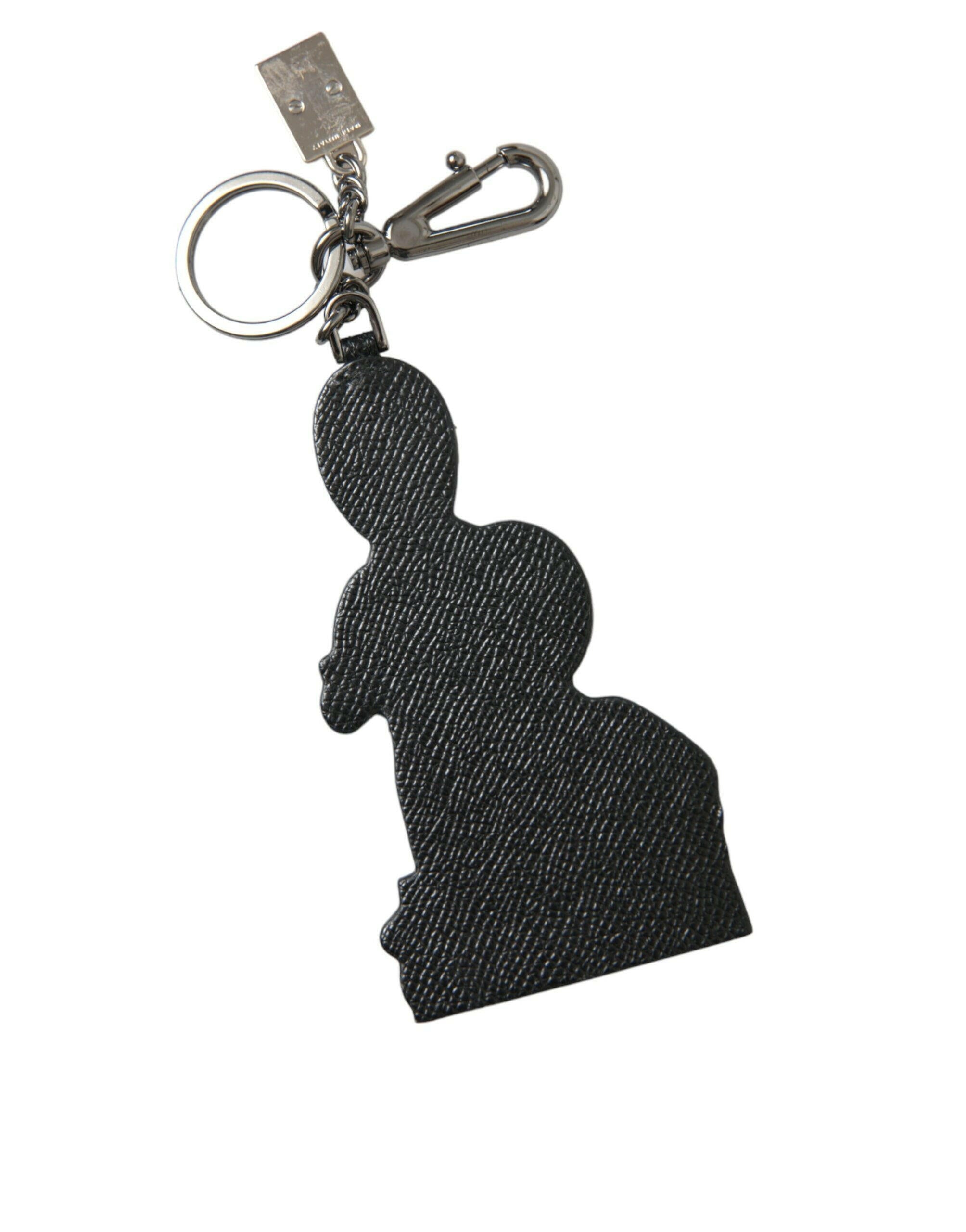 Dolce & Gabbana Leather Dominico Stefano #DGFAMILY Logo Badge Keychain -  Men´s Keychains -  Dolce & Gabbana.