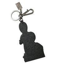 Dolce & Gabbana Leather Dominico Stefano #DGFAMILY Logo Badge Keychain -  Men´s Keychains -  Dolce & Gabbana.
