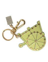 Dolce & Gabbana Multicolor Gold Tone Carretto Keychain Keyring -   -  Dolce & Gabbana.