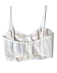 Dolce & Gabbana Multicolor Floral Sleeveless Bustier Crop Top -   -  Dolce & Gabbana.