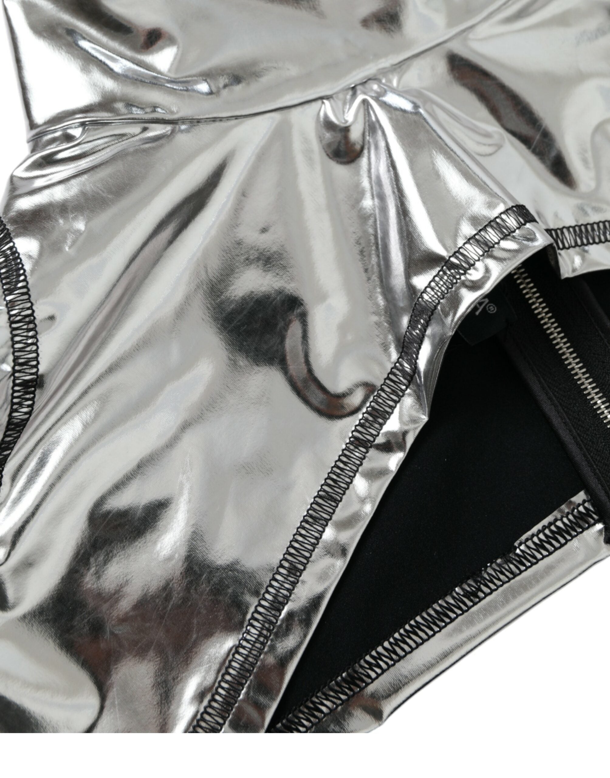 Dolce & Gabbana Silver Polyester Stretch Top -   -  Dolce & Gabbana.