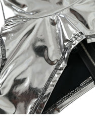 Dolce & Gabbana Silver Polyester Stretch Top -   -  Dolce & Gabbana.