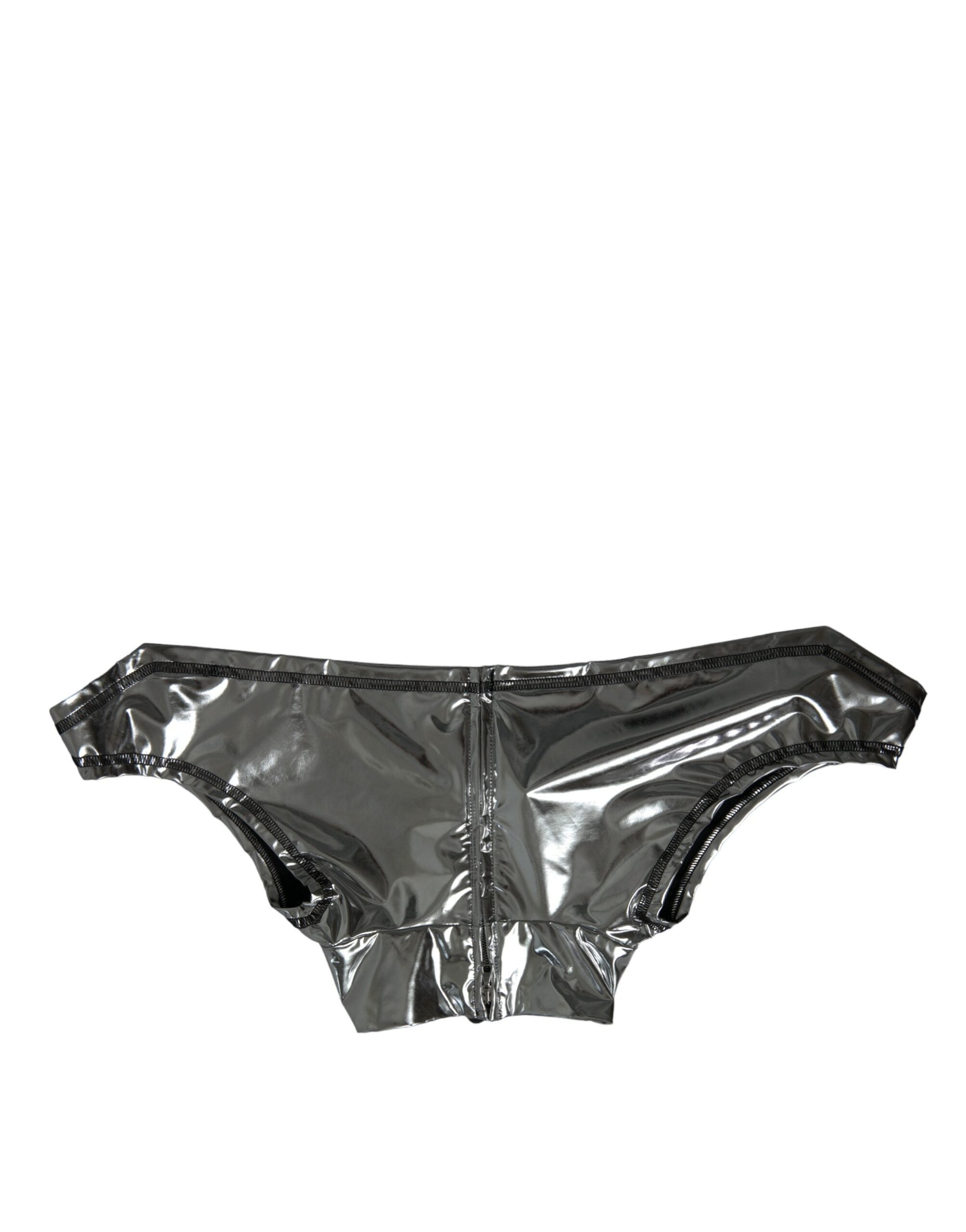 Dolce & Gabbana Silver Polyester Stretch Top -   -  Dolce & Gabbana.