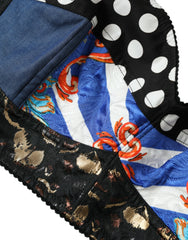 Dolce & Gabbana Multicolor Floral Patchwork Bustier Crop Top -   -  Dolce & Gabbana.
