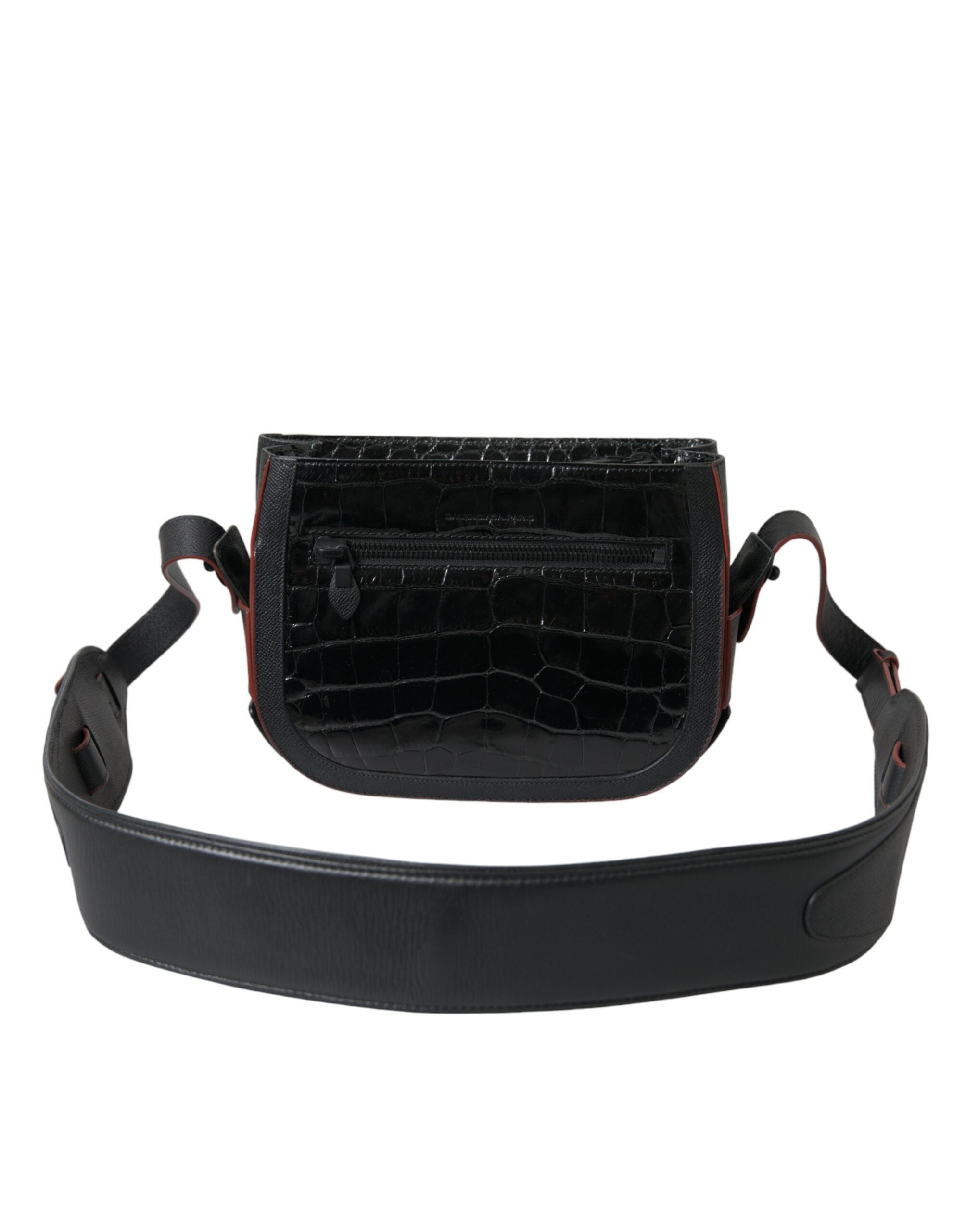 Balenciaga Black Exotic Leather Shoulder Crossbody Camera Bag -   -  Balenciaga.