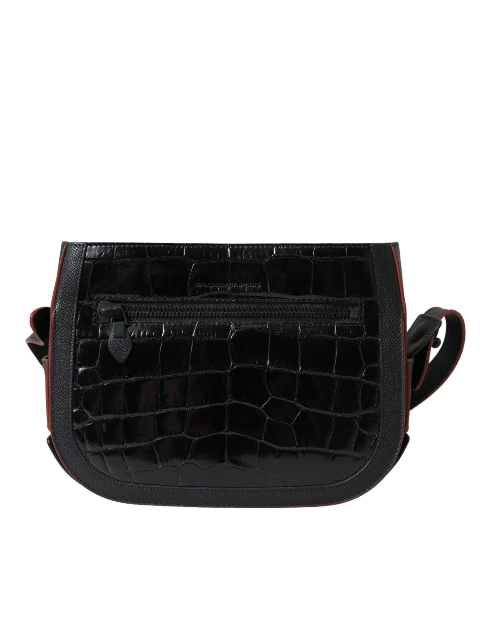 Balenciaga Black Exotic Leather Shoulder Crossbody Camera Bag -   -  Balenciaga.
