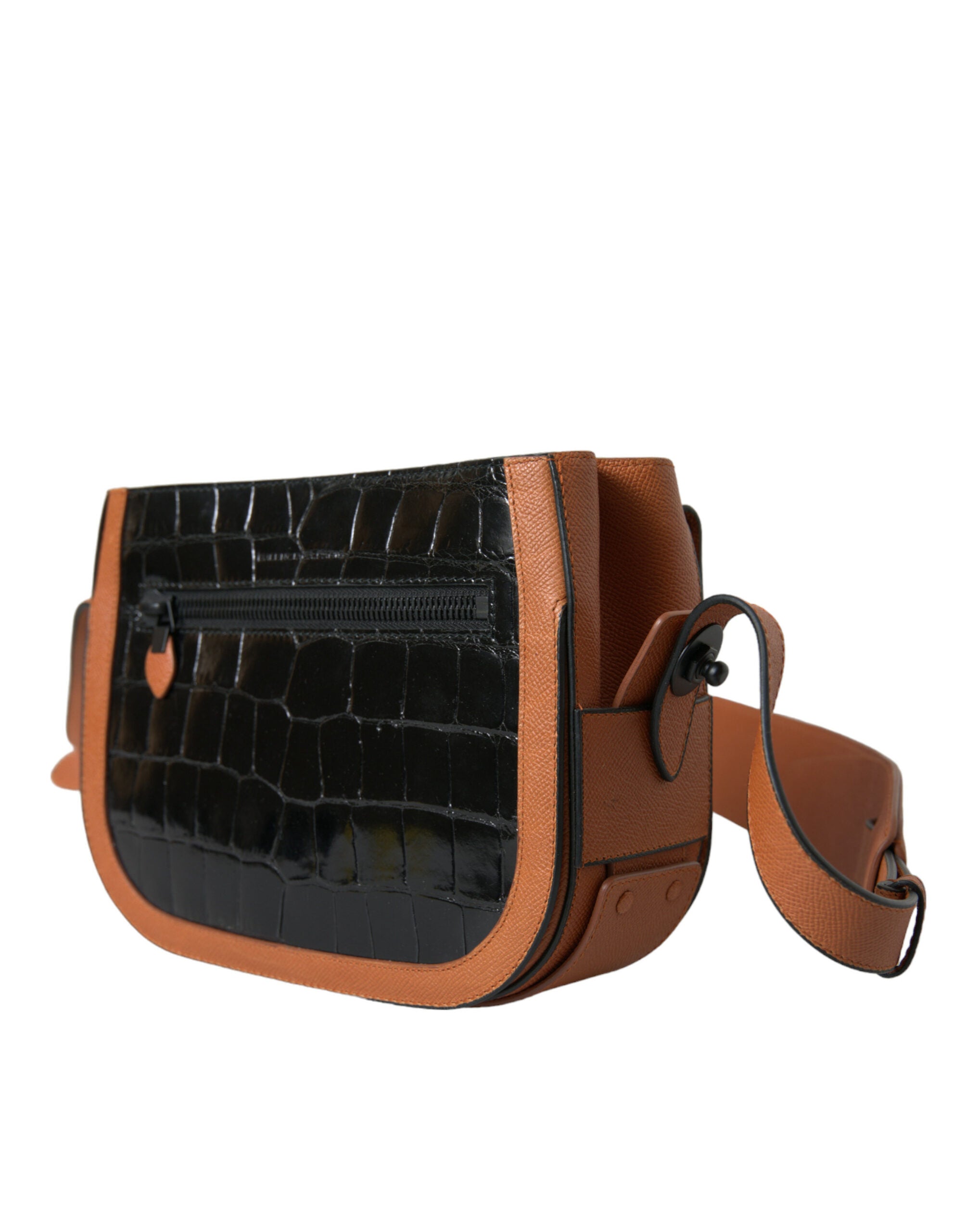Balenciaga Black Brown Exotic Skin Leather Shoulder Camera Purse Bag -  Luxury Shoulder Bag for Women -  Balenciaga.