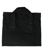 Miu Miu Black Canvas Denim Logo Shoulder Tote Shopping Bag -  Luxury Shopper Bag for Women -  Miu Miu.