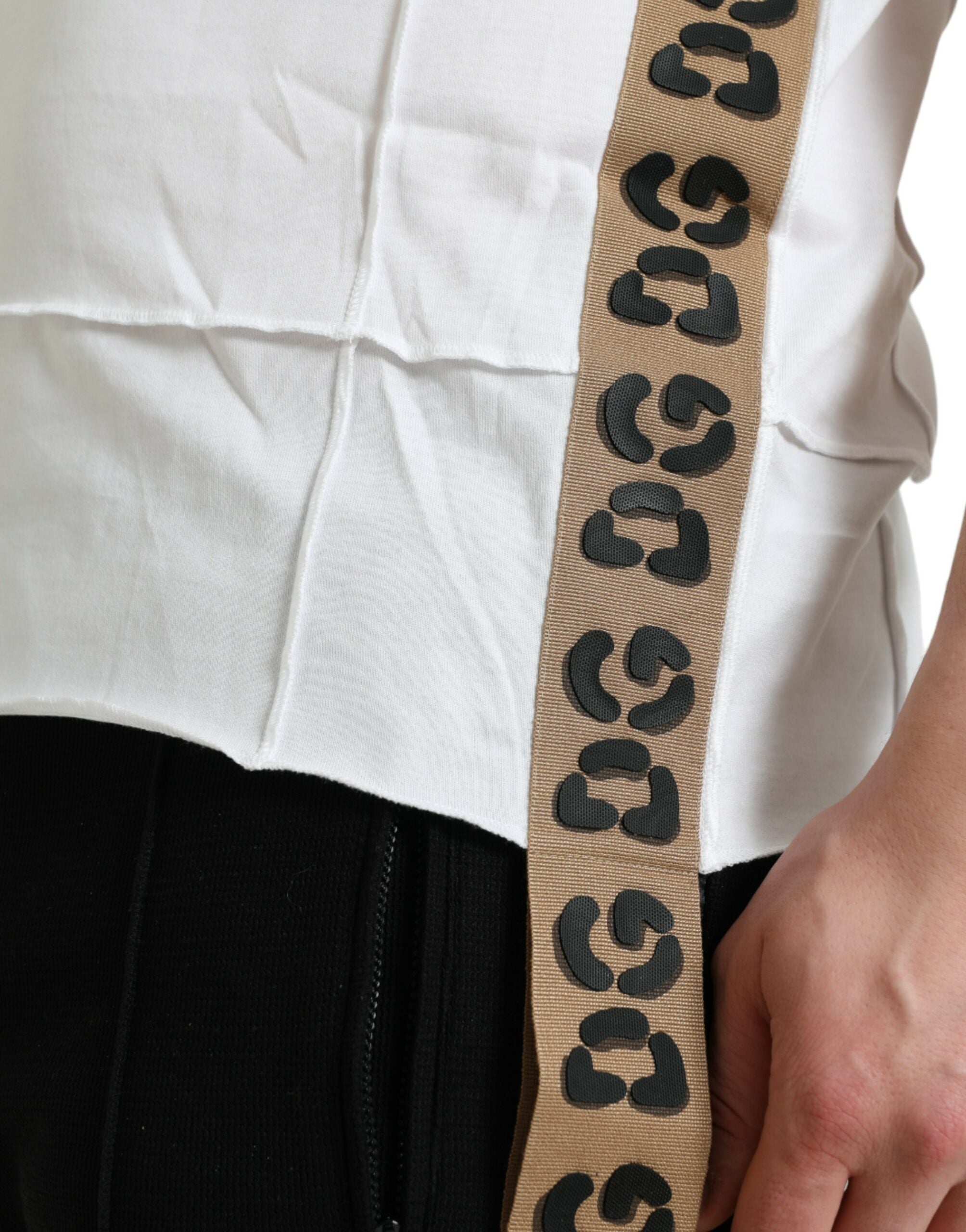 Dolce & Gabbana White Logo Crew Neck Short Sleeves T-shirt -   -  Dolce & Gabbana.