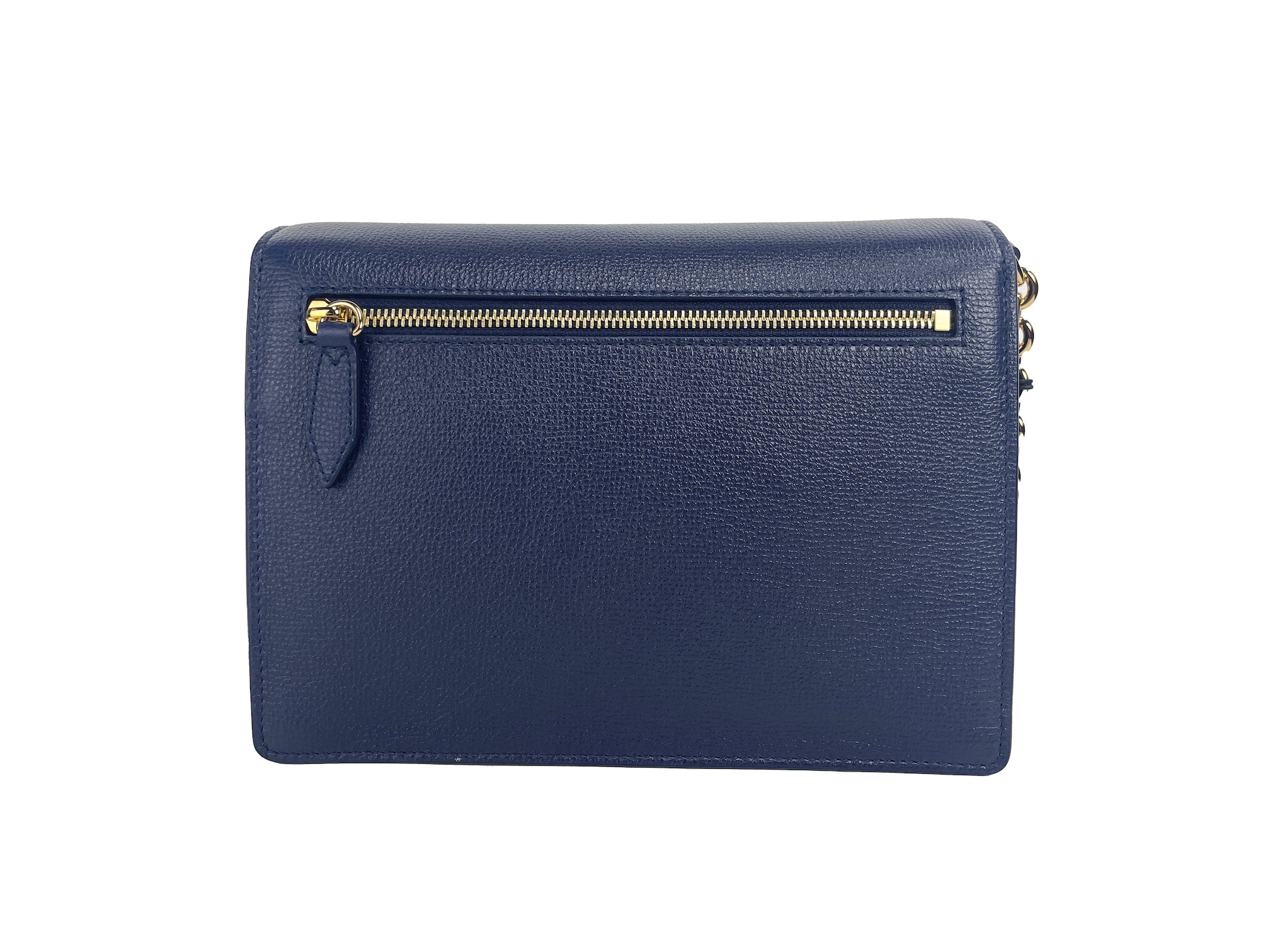 Burberry Macken Small Regency Blue House Check Leather Crossbody Bag -  Luxury Cross Body Bag for Women -  Burberry.