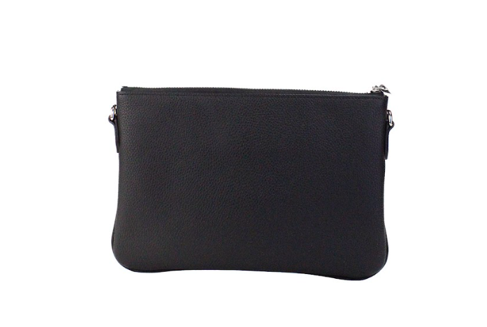 Burberry Peyton Monogram Black Leather Pouch Crossbody Bag Purse -  Luxury Cross Body Bag for Women -  Burberry.