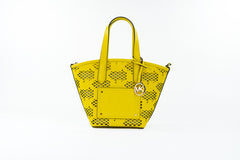 Michael Kors Kimber Small Daffodil Leather 2-in-1 Zip Tote Messenger Bag Purse -  Luxury Shopper Bag for Women -  Michael Kors.
