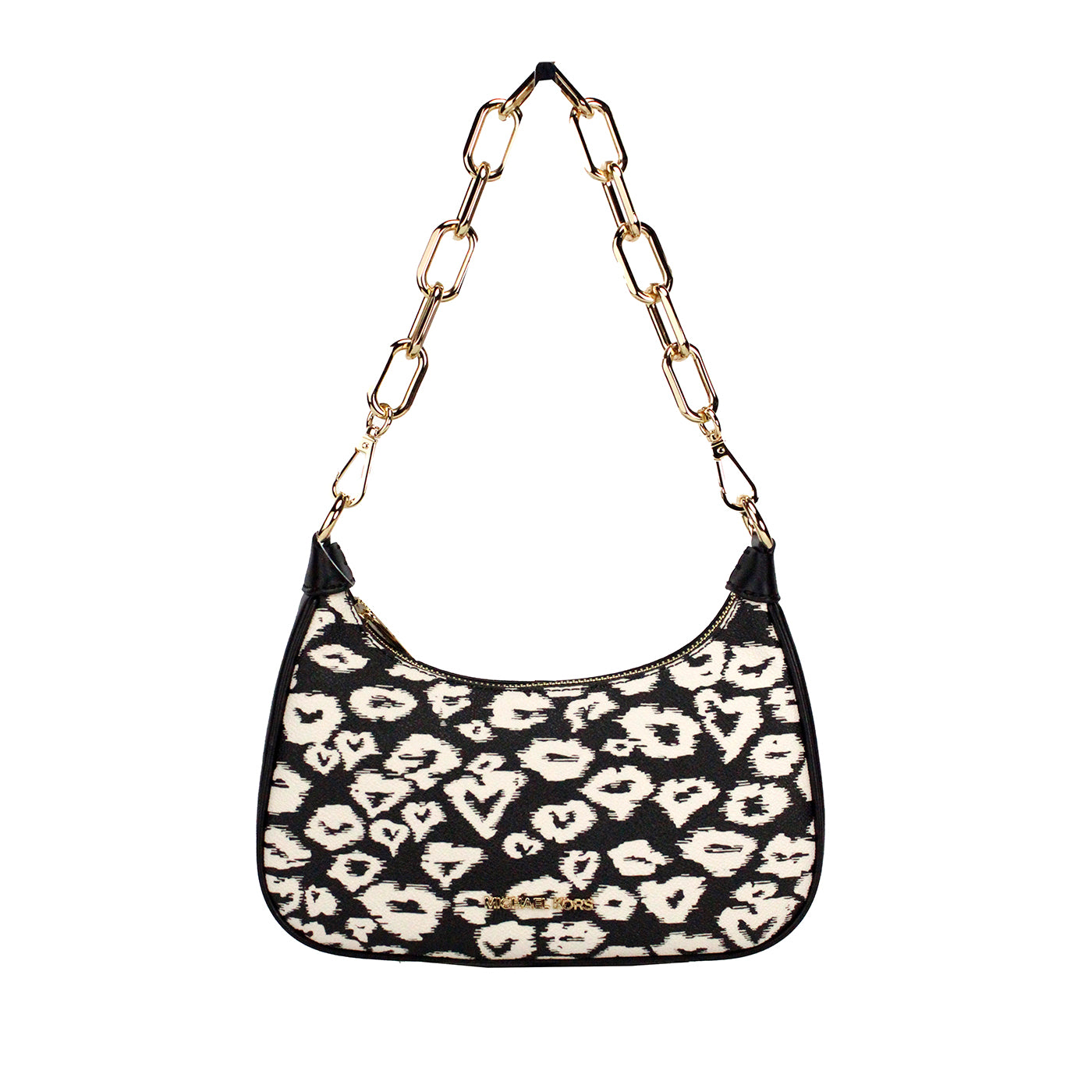 Michael Kors Cora Medium Heart Print PVC Zip Pouchette Crossbody Bag -  Luxury Cross Body Bag for Women -  Michael Kors.