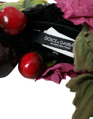 Dolce & Gabbana Red Watermelon Cherry Crystal Hairband Statement Diadem -   -  Dolce & Gabbana.