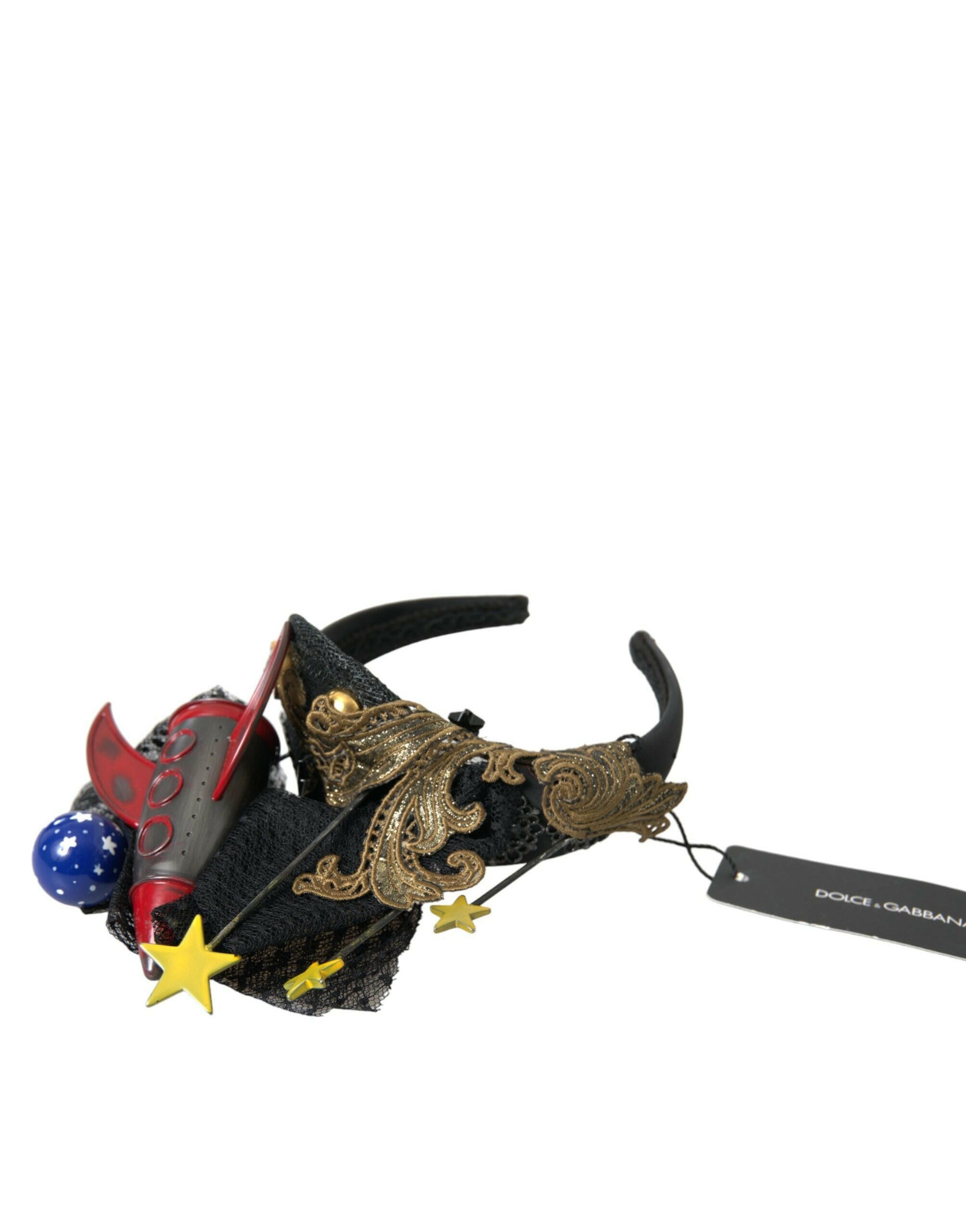 Dolce & Gabbana Multicolor Missile Rocket Crystal Stars Headband Diadem -   -  Dolce & Gabbana.