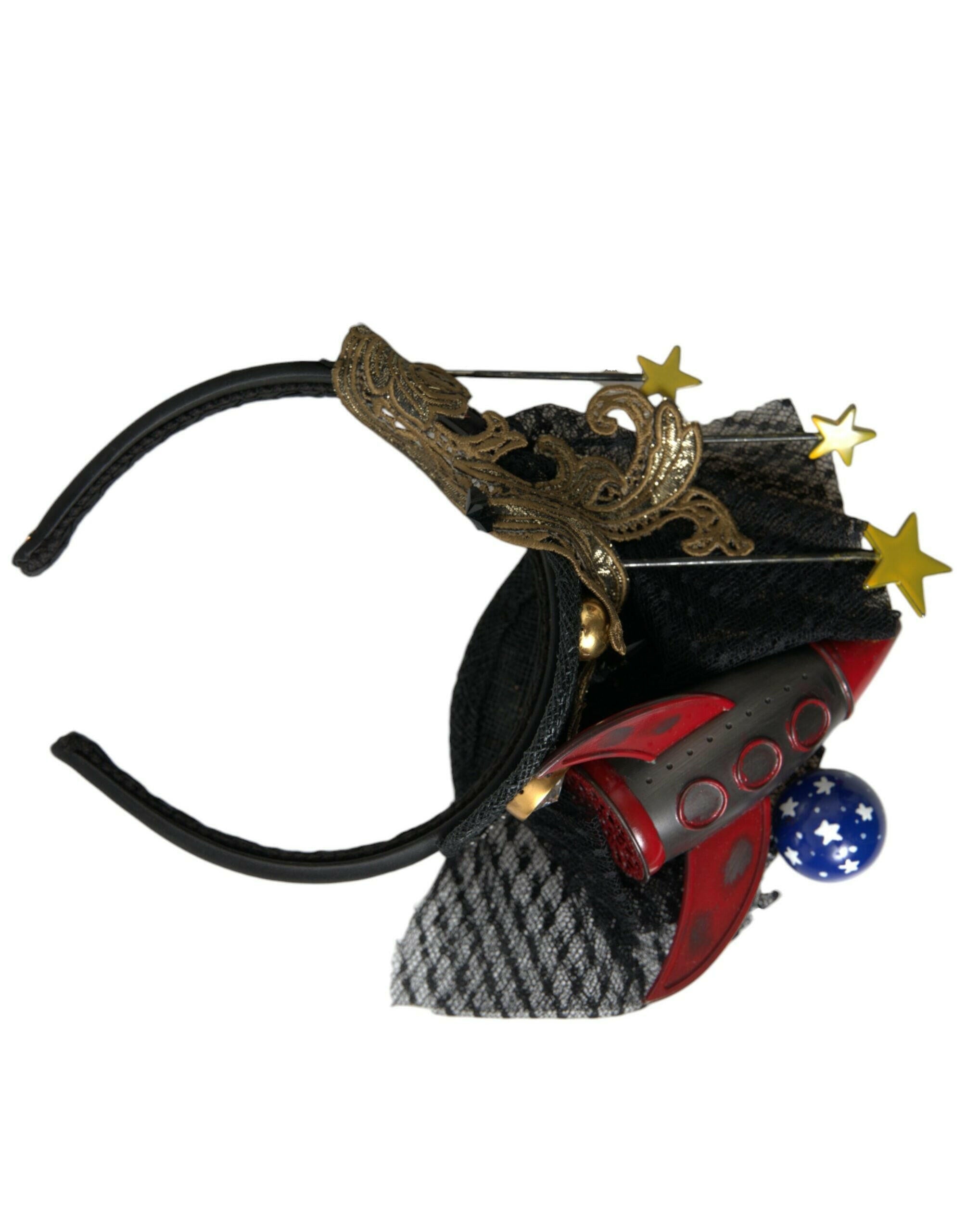 Dolce & Gabbana Multicolor Missile Rocket Crystal Stars Headband Diadem -   -  Dolce & Gabbana.